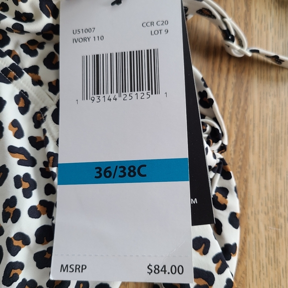 🌺 SOLD 🌺 Coco Reef Cheetah 5 Way Tankini 36/38C - Picture 6 of 6